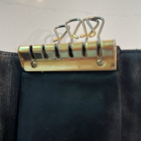 Chanel Precious Symbols Quilted Chocolate Bar Key Holder Case Black Lambskin - Picture 12 of 14